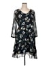 CAbi 100% Polyester Paisley Black Cocktail Dress Size XL - photo 1