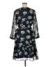 CAbi 100% Polyester Paisley Black Cocktail Dress Size XL - photo 2