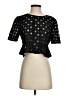 BCBGeneration Black Short Sleeve Blouse Size S - photo 1