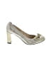 Stuart Weitzman Metallic Ivory Heels Size 9 - photo 1