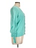Old Navy 100% Cotton Teal Cardigan Size L - photo 4