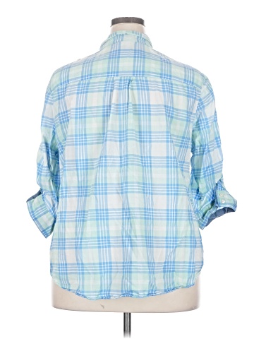 St. John's Bay 3/4 Sleeve Button-Down Shirt (view 2)