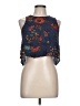 Alya 100% Rayon Blue Sleeveless Blouse Size L - photo 1