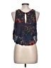 Alya 100% Rayon Blue Sleeveless Blouse Size L - photo 2