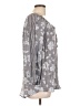 Fred David Gray Long Sleeve Blouse Size L - photo 4