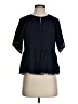 Ann Taylor LOFT Black Short Sleeve Blouse Size XS - photo 1