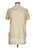 Tommy Hilfiger 100% Polyester Ivory Short Sleeve Blouse Size L - photo 1