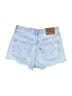 Levi's 100% Cotton Blue Denim Shorts Size 24 waist - photo 2