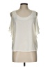 Material Girl 100% Polyester Ivory Sleeveless Blouse Size L - photo 1