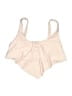No Boundaries Solid Ivory Swimsuit Top Size M - photo 1