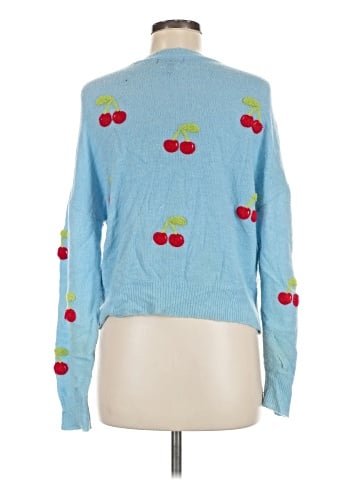 Aqua Pullover Sweater (view 2)