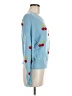 Aqua Hearts Blue Pullover Sweater Size M - photo 4