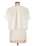 NY Collection Ivory Short Sleeve Blouse Size L - photo 2