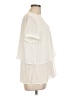 NY Collection Ivory Short Sleeve Blouse Size L - photo 4