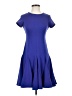 Calvin Klein Solid Blue Casual Dress Size 4 (petite) - photo 1