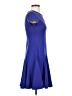 Calvin Klein Solid Blue Casual Dress Size 4 (petite) - photo 4