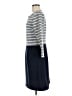 Gap Stripes Gray Casual Dress Size M (tall) - photo 5