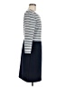 Gap Stripes Gray Casual Dress Size M (tall) - photo 4