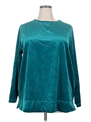 Woman Within Pullover Sweater (view 1)