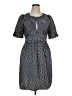 BCBGMAXAZRIA Houndstooth Black Casual Dress Size XL - photo 1