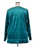 Woman Within 100% Polyester Teal Pullover Sweater Size 22 (1X) - photo 2