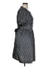 BCBGMAXAZRIA Houndstooth Black Casual Dress Size XL - photo 4