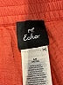 Echo 100% Cotton Solid Orange Shorts Size S - photo 3