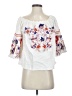 Free People White 3/4 Sleeve Blouse Size S - photo 1