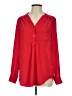 Fervour Red Long Sleeve Blouse Size S - photo 1