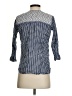 Oliphant 100% Cotton Blue 3/4 Sleeve Blouse Size S - photo 2
