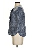 Oliphant 100% Cotton Blue 3/4 Sleeve Blouse Size S - photo 5