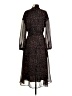 Evereve 100% Polyester Paisley Black Casual Dress Size S - photo 2