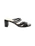 Halston Stripes Black Sandals Size EU 39 - photo 1