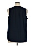 CAbi 100% Polyester Blue Sleeveless Blouse Size XL - photo 2