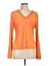 St. John Orange Long Sleeve Top Size L - photo 1