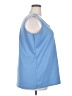 Roaman's 100% Polyester Blue Sleeveless T-Shirt Size 22 (1X) - photo 4