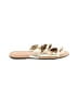 Saks Fifth Avenue Gold Sandals Size EU 39 - photo 1