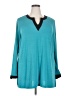 Roaman's Teal 3/4 Sleeve Top Size 22 (1X) - photo 1