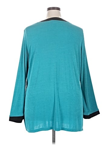 Roaman's 3/4 Sleeve Top (view 2)