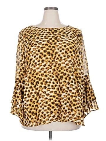 Kasper 3/4 Sleeve Blouse (view 1)
