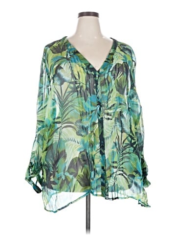 Maggie Barnes for Catherines 3/4 Sleeve Blouse (view 1)