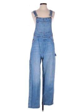Madewell Denim Oversized Carpenter Overalls in Aldott Wash (view 1)