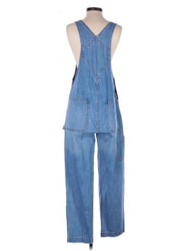 Madewell Denim Oversized Carpenter Overalls in Aldott Wash (view 2)