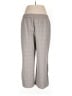 Nine West Plaid Gray Tan Casual Pants Size XL - photo 1