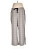 Nine West Plaid Gray Tan Casual Pants Size XL - photo 2