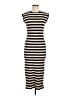 Zara Stripes Ivory Casual Dress Size M - photo 1