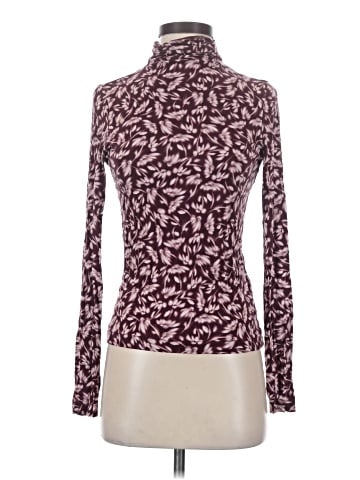 Madewell Long-Sleeve Mockneck Tee in Floral (view 1)