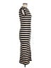 Zara Stripes Ivory Casual Dress Size M - photo 4