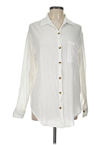 Tori Praver Long Sleeve Button-Down Shirt (view 1)