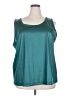 Terry Lewis Teal Sleeveless Blouse Size 3X - photo 1